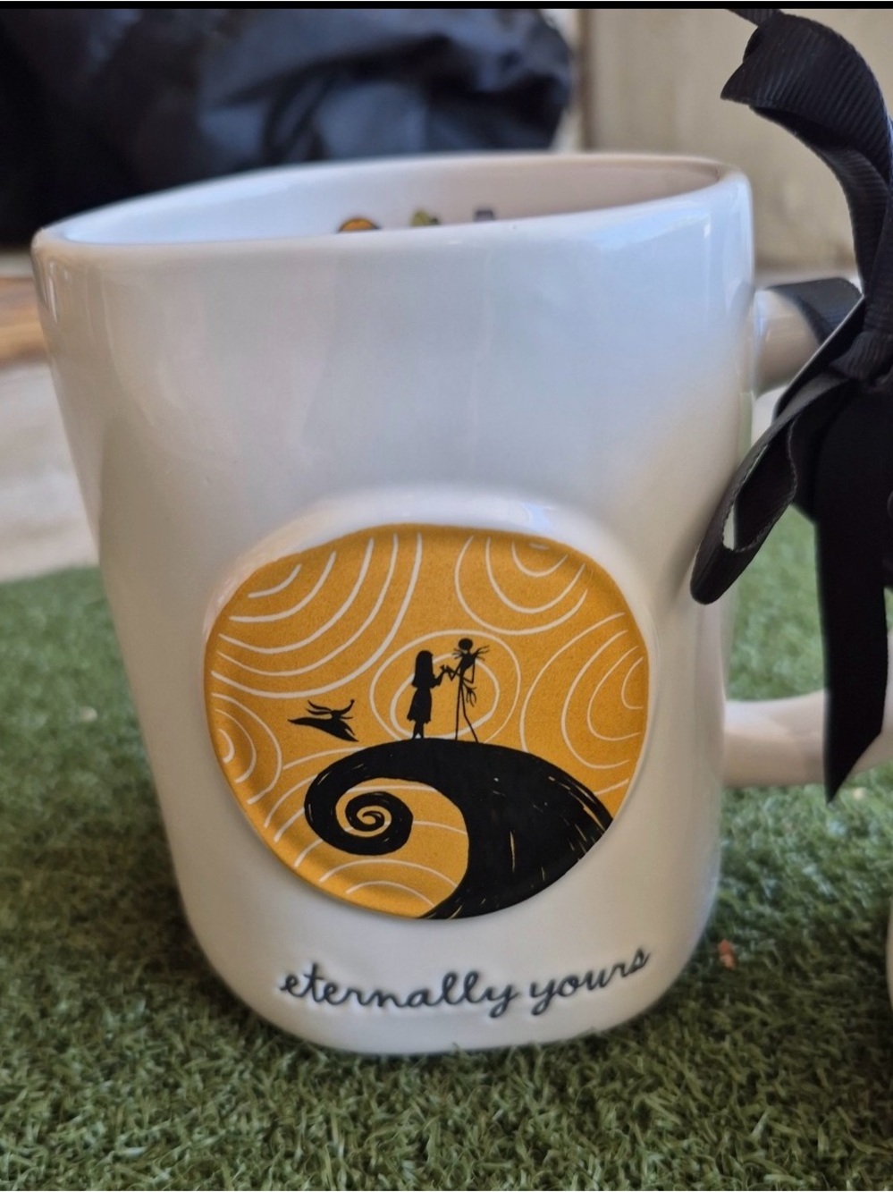 Eternally Yours Ceramic Mug with Night Rae Dunn Nightmare Before Christmas Mug